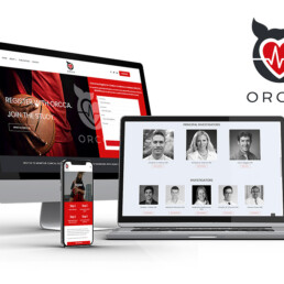 ORCCA Study responsive website mock-up