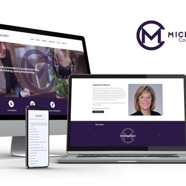 Micki Cuppett Consulting Services responsive website and app design